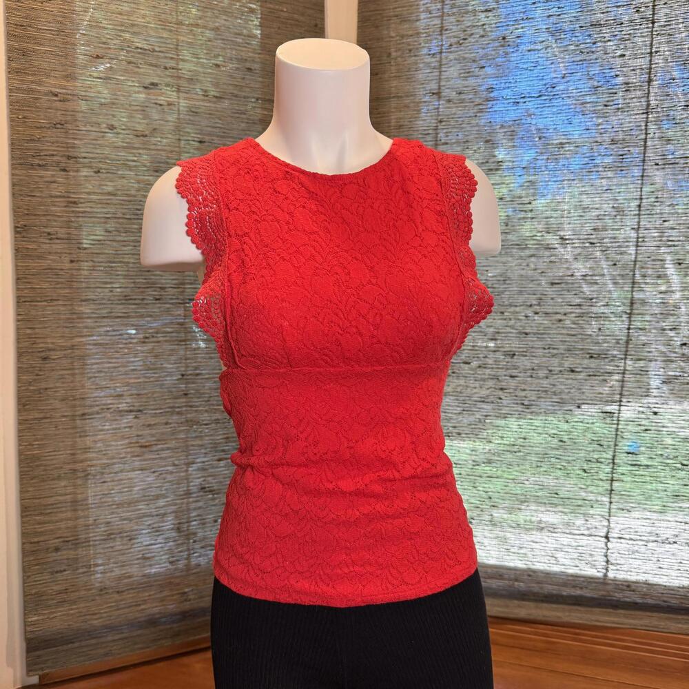 Free People Sure Thing Lace Tank Top - Picture 4 of 8